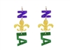 NOLA Mardi Gras Earrings