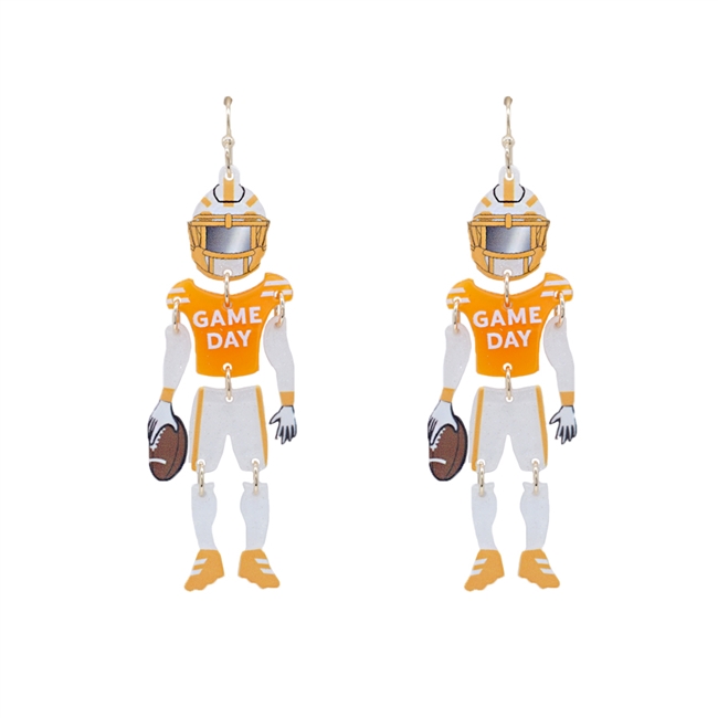 Football Player Earrings