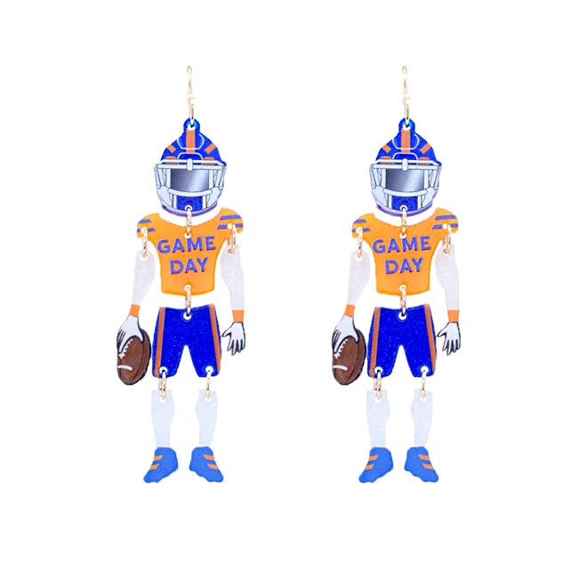 Football Player Earrings