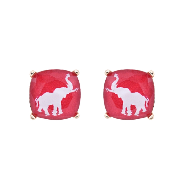 Alabama Glass FDL Stud Earrings