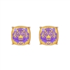 Tiger Glass FDL Stud Earrings