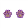 Glitter Tiger Paw Studs