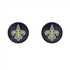 Saints Glitter FDL Stud Earrings