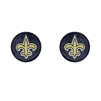 Saints Glitter FDL Stud Earrings