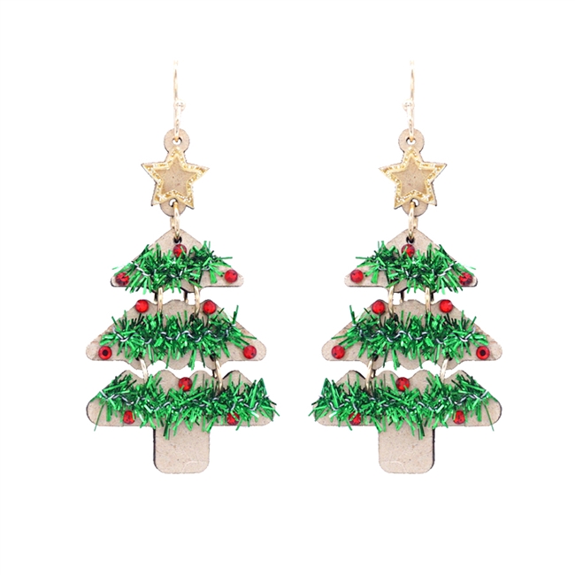 Christmas Tree Earrings
