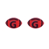 Georgia Stud Football Earrings