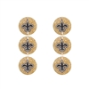 Saints Triple Drop Earrings