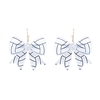 Volleyball Dangle Bow Earrings