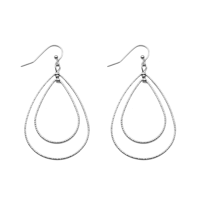 Double Teardrop Earrings