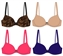 Plus size Microfiber Smooth cup T-shirt bra with built-in push-up