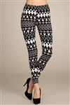 Wholesale Geo print high waist full length leggings