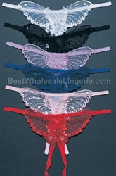 Plus size Crotchless Panty