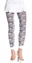 Opaque zebra print leggings