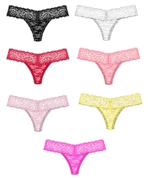 Wholesale Daily Basis Lace Thong