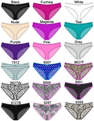 Wholesale Ric Rac Trim Bikini Panty