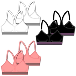Work it out - Seamless sports bra w/removable pads
