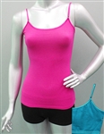Wholesale Cotton spandex Camisole top with built in bra