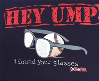 Hey Ump Tee Navy