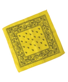 Yee-Haw VBS Yellow Bandannas. Package of 12. Save 50%.