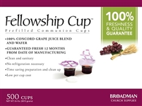 Fellowship Cup PreFilled Communion Cups (500 Count). Save 5%. OUT OF STOCK