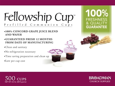 Fellowship Cup PreFilled Communion Cups (500 Count). Save 5%. OUT OF STOCK