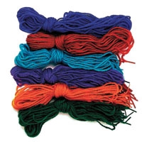 Tipped Yarn Laces. Package of 72.