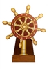 Big Fish Bay 3-D Captain's Wheel Stand-Up. This oversized Item has additional shipping cost.