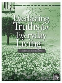 Everlasting Truths: The Sermon on the Mount Adult Transparency Packet