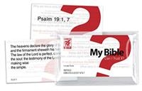 My Bible: Can I Trust It? Memory Verses Card Pack.