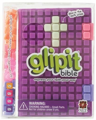 Glipit Bible-NLT by Tyndale. Purple Silicone. Save 50%