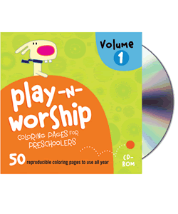 Play-n-Worship: For Preschoolers Coloring Pages CD Vol. 1.