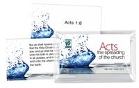 The Spreading of rhe Church: Acts Senior High Memory Verses Card Pack.  Save 10%.