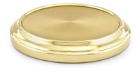 Artistic Stacking Bread Plate Base. Brasstone, Silvertone, or Polished Aluminum. RW507