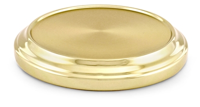 Artistic Stacking Bread Plate Base. Brasstone, Silvertone, or Polished Aluminum. RW507