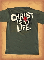 Red Letter 9 Christ Is Life T-Shirt. Small. Save 75%.