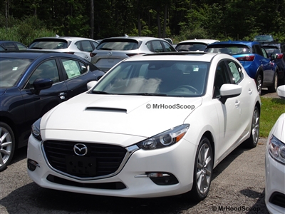 2014, 2015, 2016, 2017 Mazda 3 Hood Scoop hs003 by MrHoodScoop