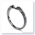 Mark Silverstein Imagines Hand Engraved 18K White Gold Notched Wedding Band