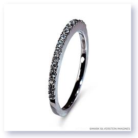 Mark Silverstein Imagines 18K White Gold Half Diamond Eternity Band