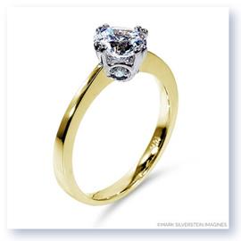 Mark Silverstein Imagines 18K Yellow Gold Modern Diamond Engagement Ring