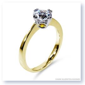 Mark Silverstein Imagines 18K Yellow Gold Modern White and Yellow Diamond Engagement Ring