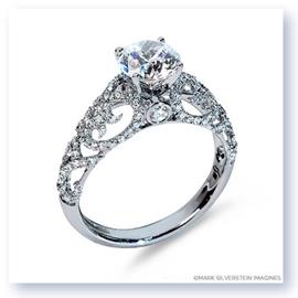 Mark Silverstein Imagines 18K White Gold Airy Diamond Engagement Ring