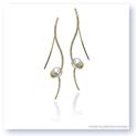 Mark Silverstein Imagines 18K Yellow Gold Clef Diamond and South Sea Pearl Earrings