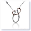 Mark Silverstein Imagines 18K White and Rose Gold Layered Curve Diamond Pendant