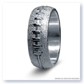Mark Silverstein Imagines Sterling Silver Football Themed Men&#39;s Wedding Band