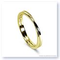 Mark Silverstein Imagines 18K Yellow Gold Polished Double Loop Men&#39;s Wedding Band