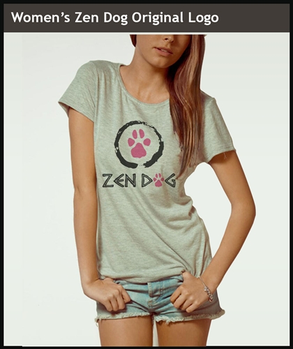 WOMEN'S ZEN DOG ORIGINAL LOGO *FITTED*