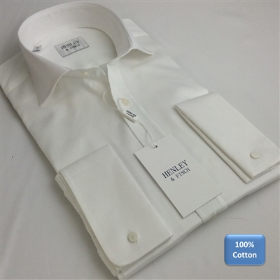 02-9164D Henley & Finch Cotton Formal Shirt (Double Cuff)