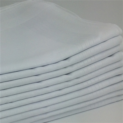 120 Pack White Handkerchiefs 120PK-WHITE