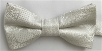 1700 Ivory Paisley Wedding Boy's Bow