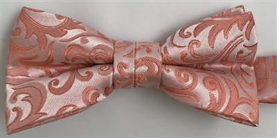 1998 Rose Gold Floral Wedding Boy's Bow